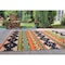 World Rug Gallery Distressed Geometric Bohemian Textured Flat Weave Indoor/Outdoor Area Rug 7'10''X10' Natural 8018MULTI8X10 - alternate 2
